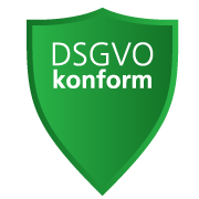 Icon DSGVO Konform in Dunkelgrün