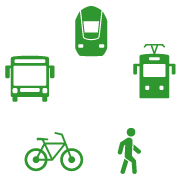 Icon grün zu vollumfänglicher Mobilität